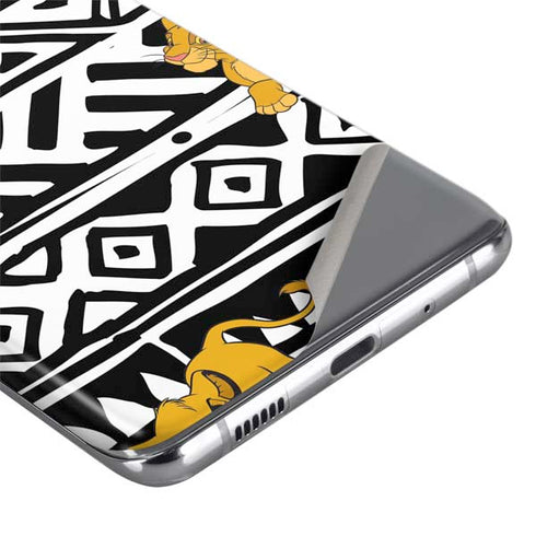 Disney The Lion King Simba Tribal Print Galaxy S20 Ultra 5G Skin